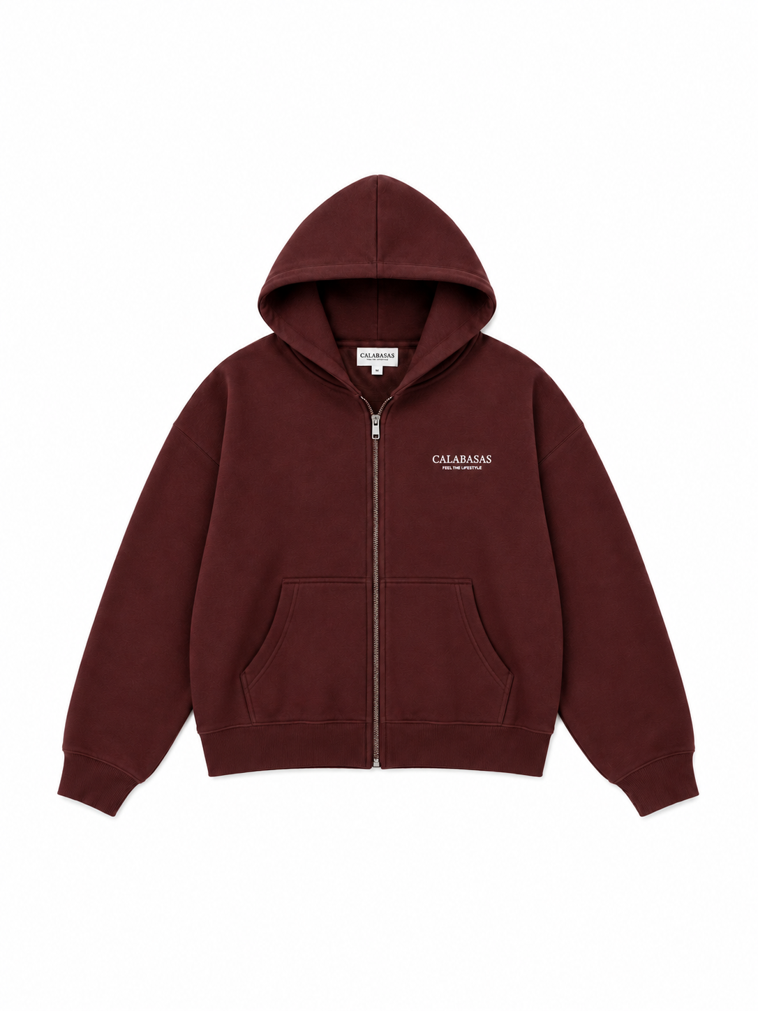 Men’s Brown Zip Hoodie CALABASAS