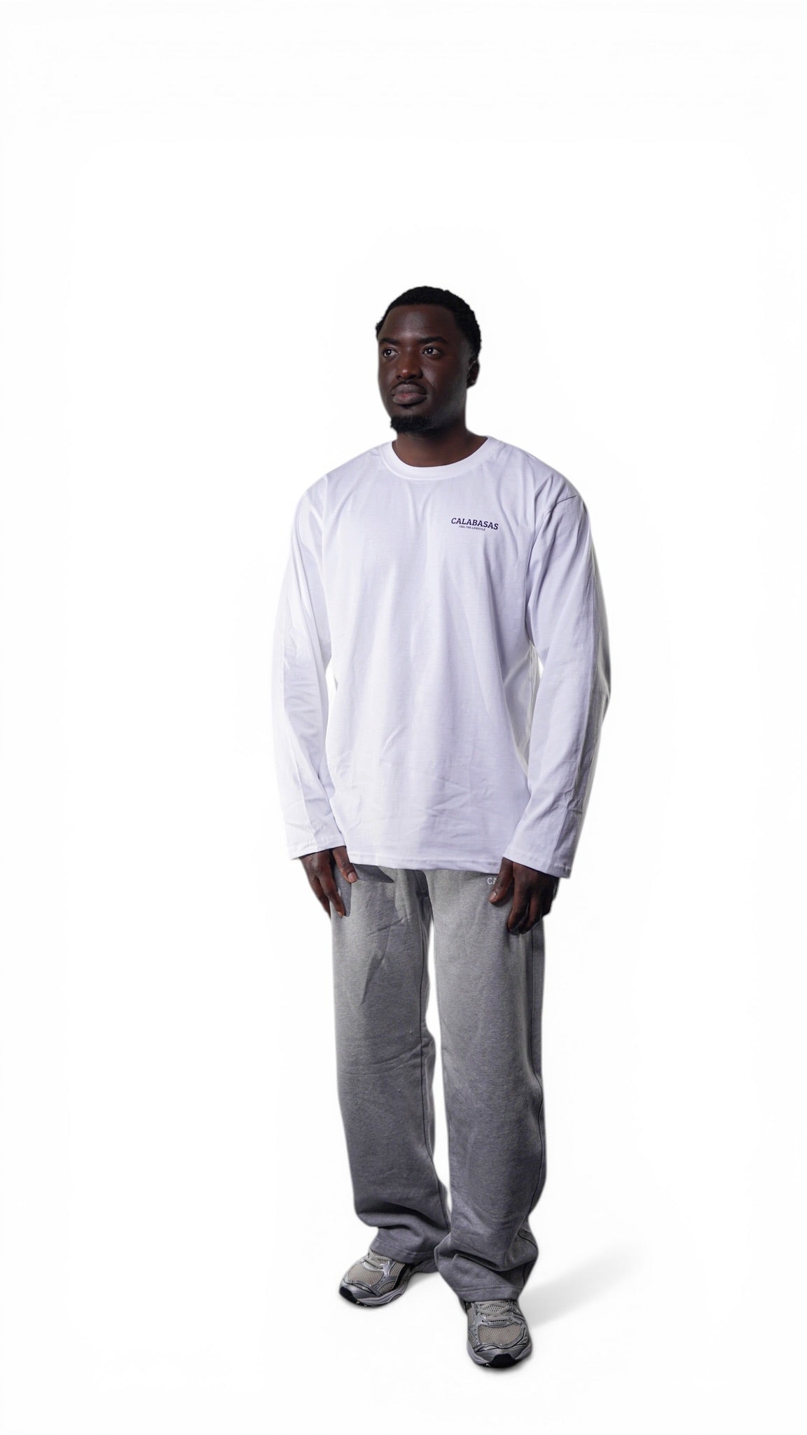 White Longsleeve CALABASAS