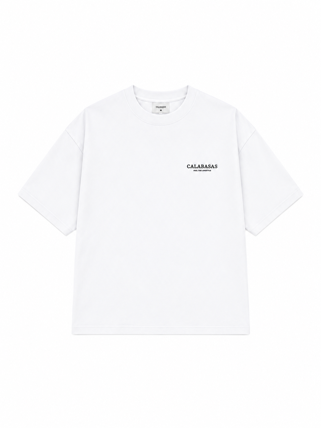 Oversized White Tee CALABASAS