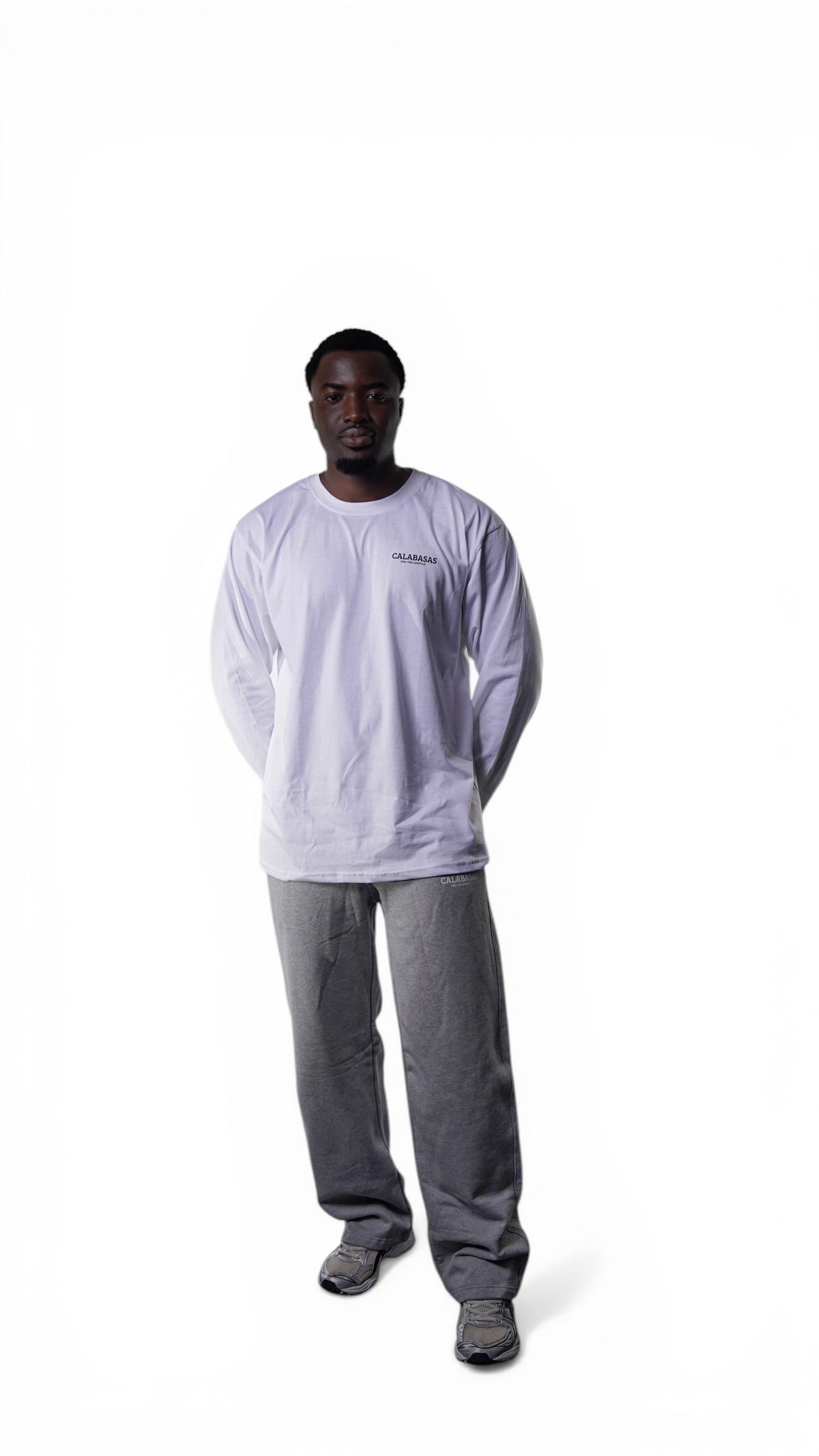 White Longsleeve CALABASAS