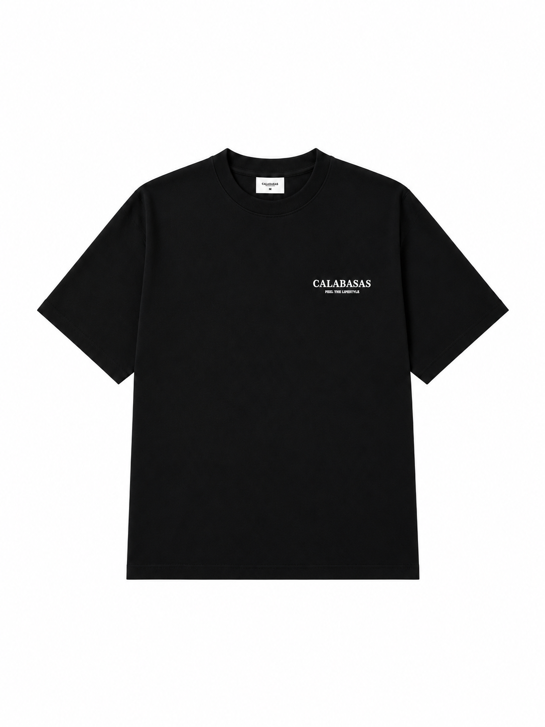Oversized Black Tee CALABASAS