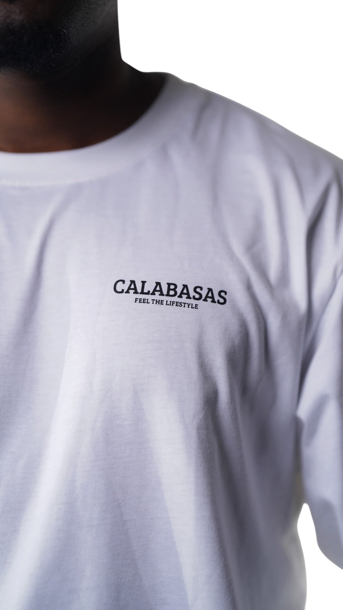 White Longsleeve CALABASAS