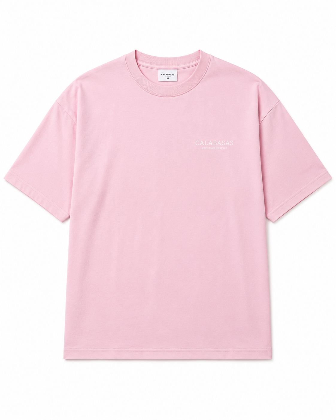 Oversized Pink Tee CALABASAS