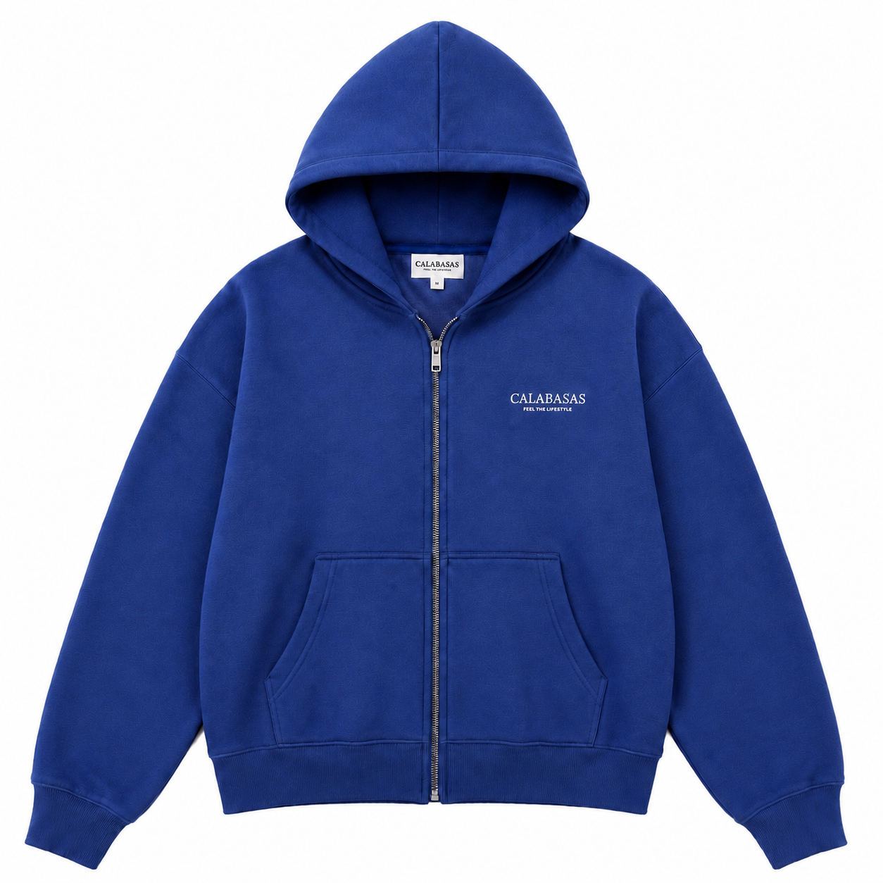 Men’s Navy Zip Hoodie CALABASAS