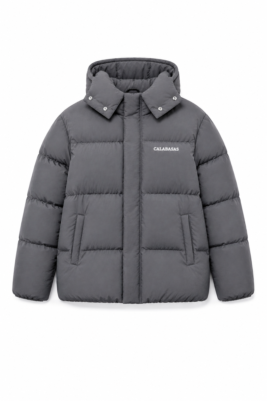 Gray Puffer Jacket CALABASAS