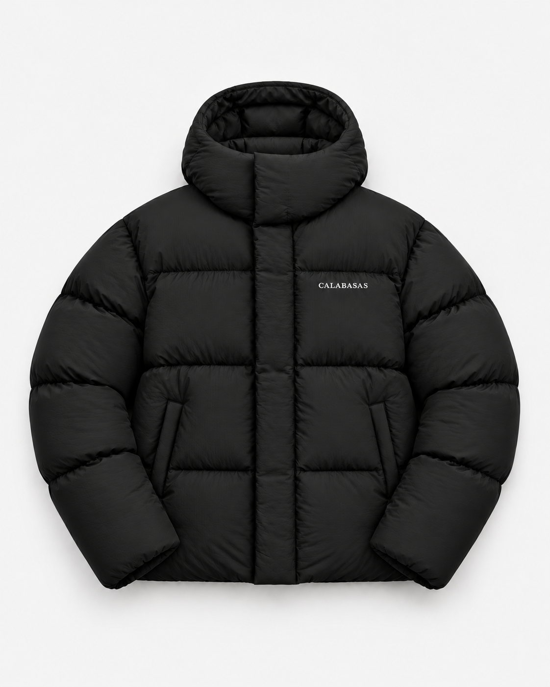 Black Puffer Jacket CALABASAS