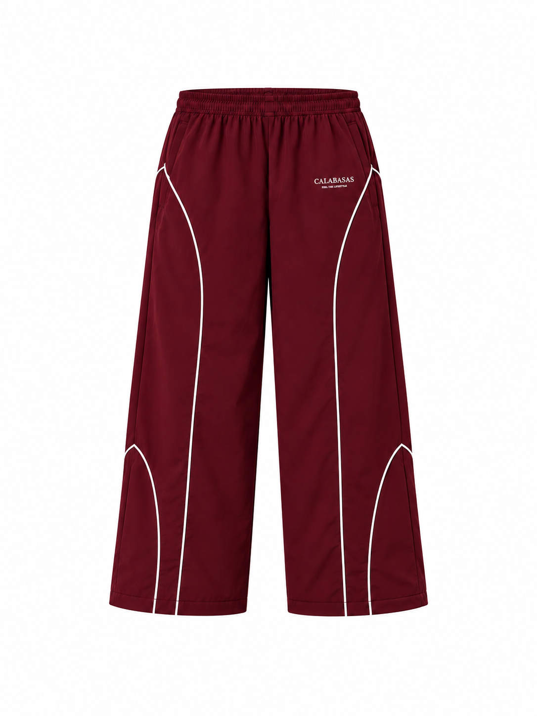 Burgundy Drift Track Pants CALABASAS