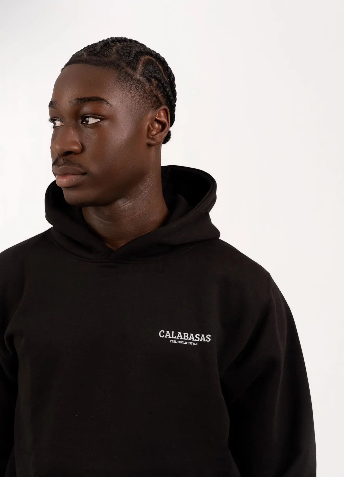 Black Oversized Hoodie CALABASAS