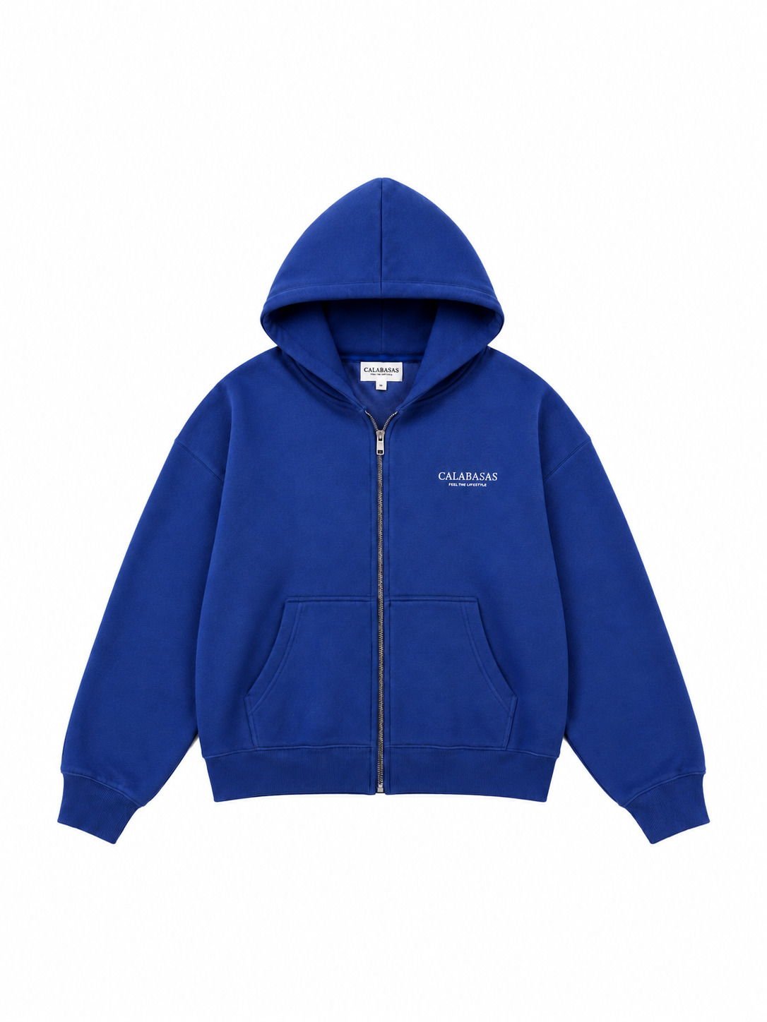 Men’s Navy Zip Hoodie CALABASAS
