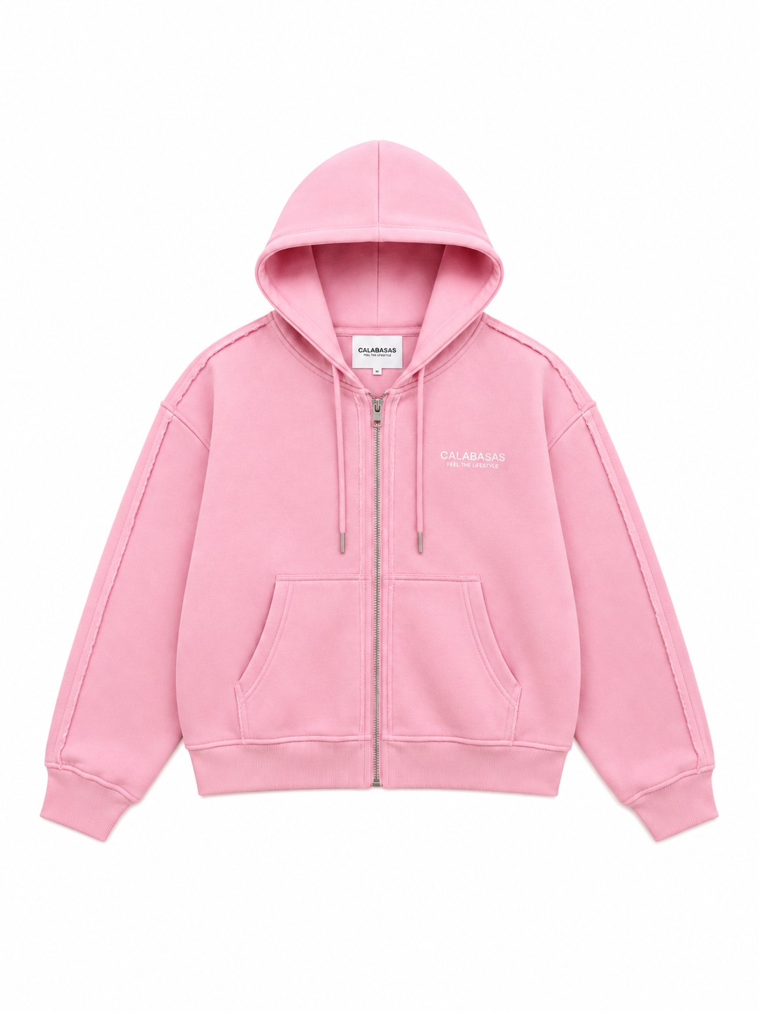Women’s Pink Zip Hoodie CALABASAS