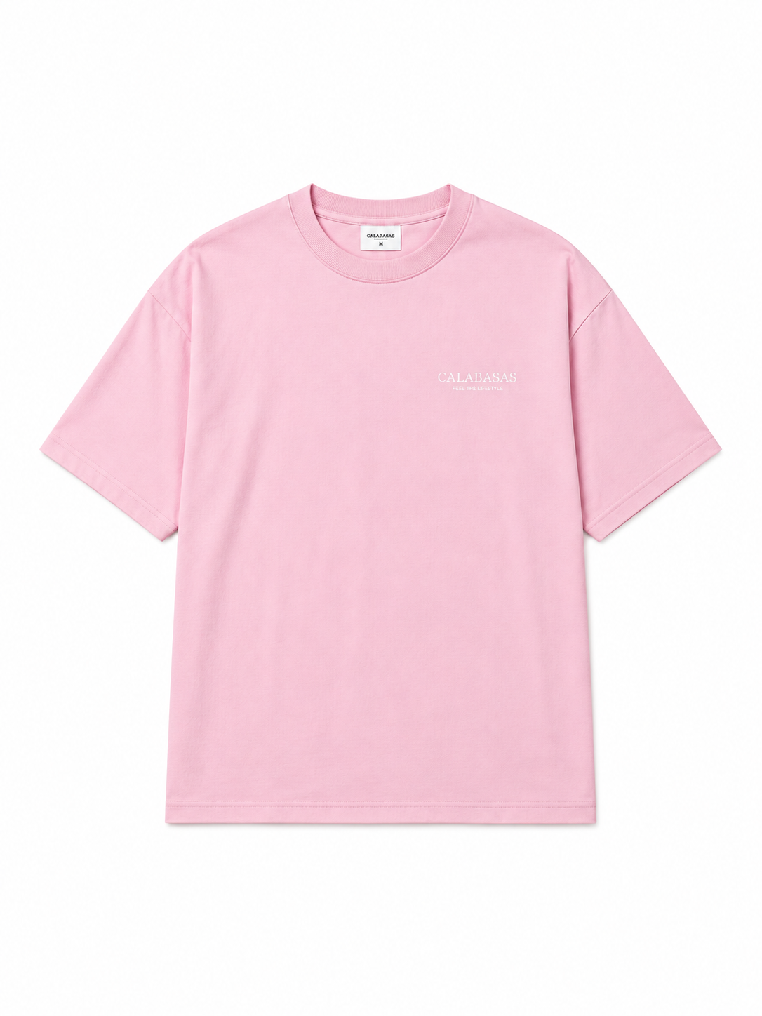 Oversized Pink Tee CALABASAS