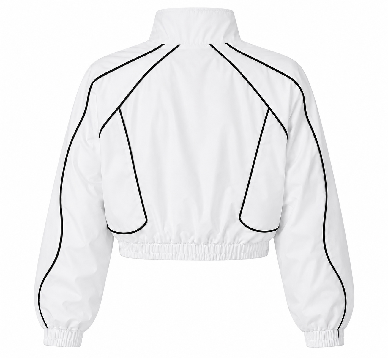 Black Line Cropped Windbreaker CALABASAS