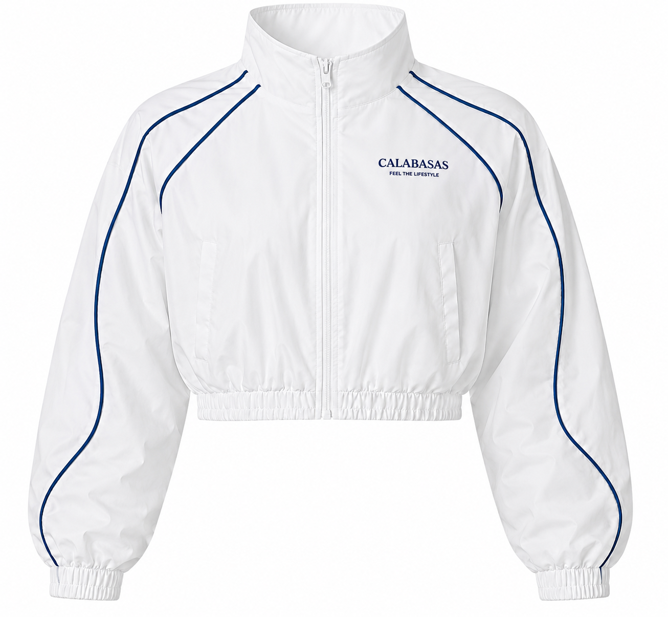 Blue Line Cropped Windbreaker CALABASAS