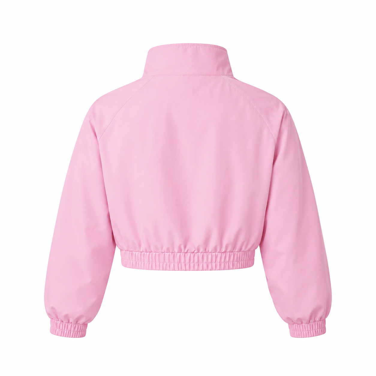 Pink Cropped Windbreaker CALABASAS