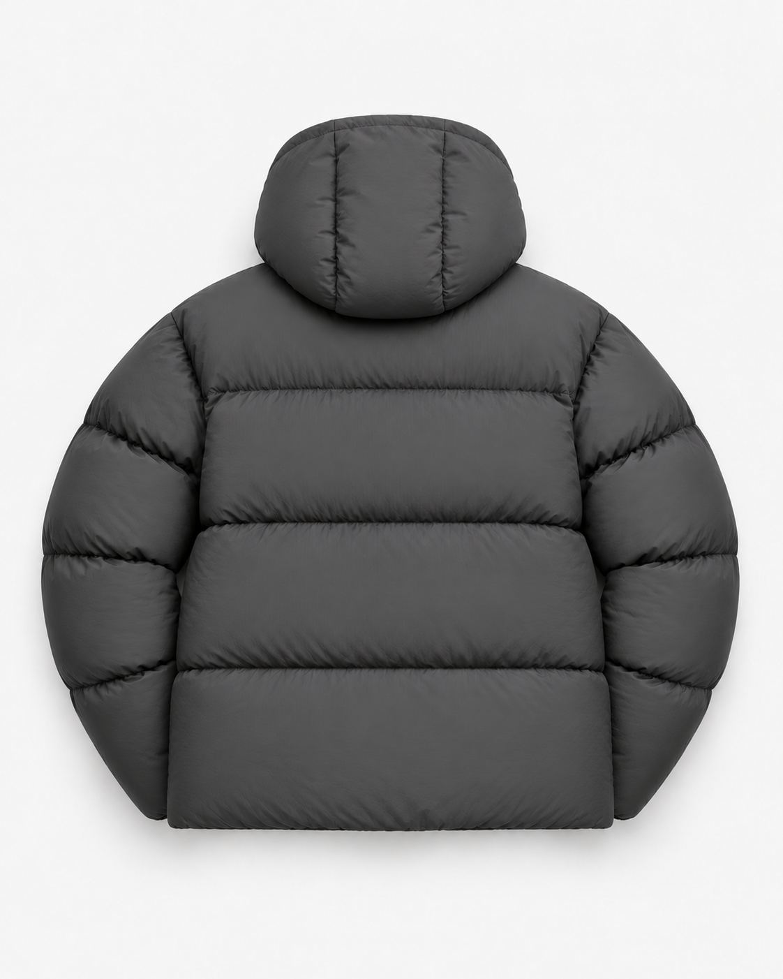Grey Puffer Jacket CALABASAS