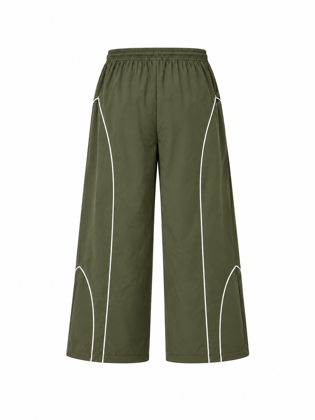 Olive Green Cropped Windbreaker CALABASAS