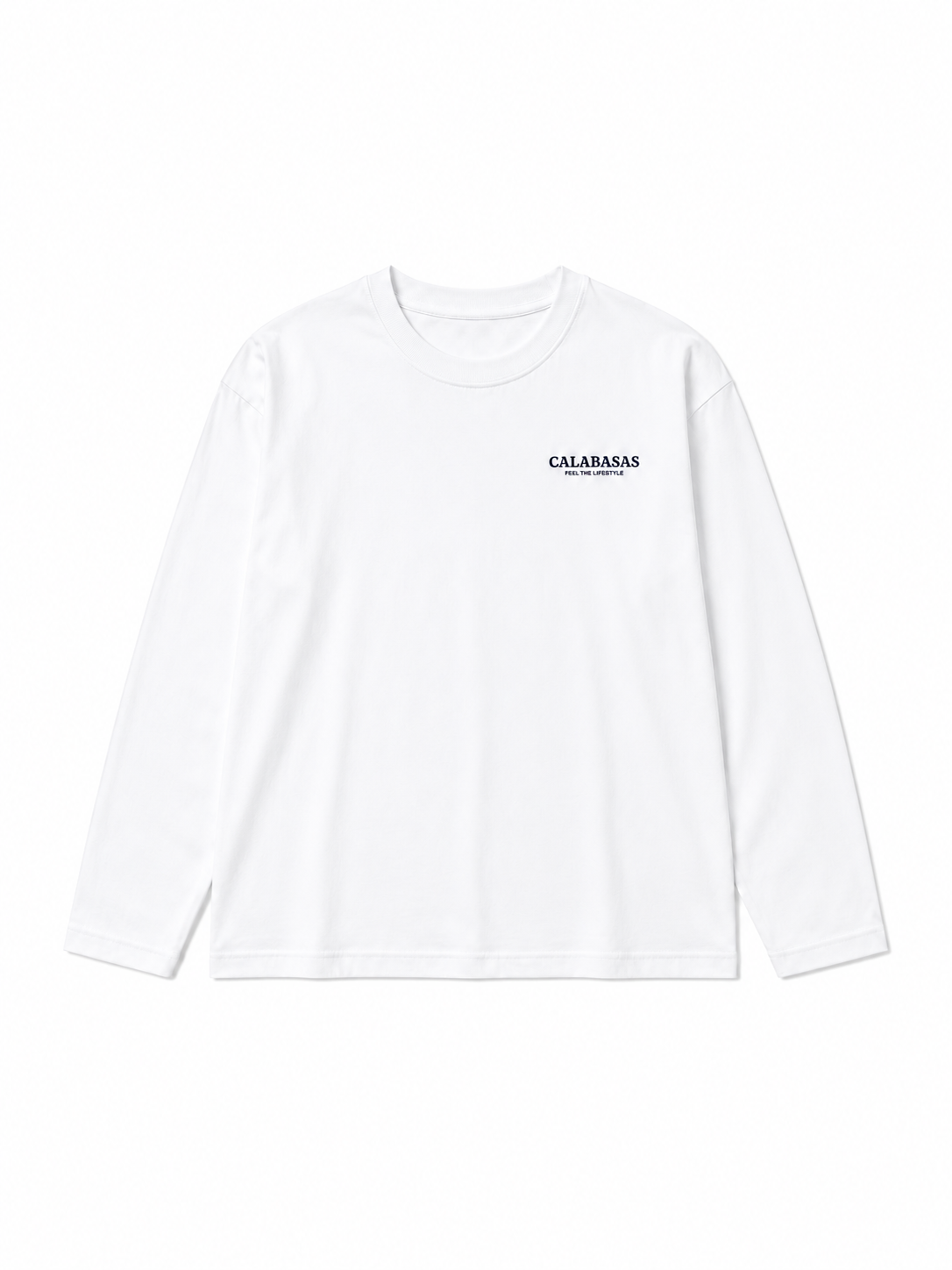 White Longsleeve CALABASAS